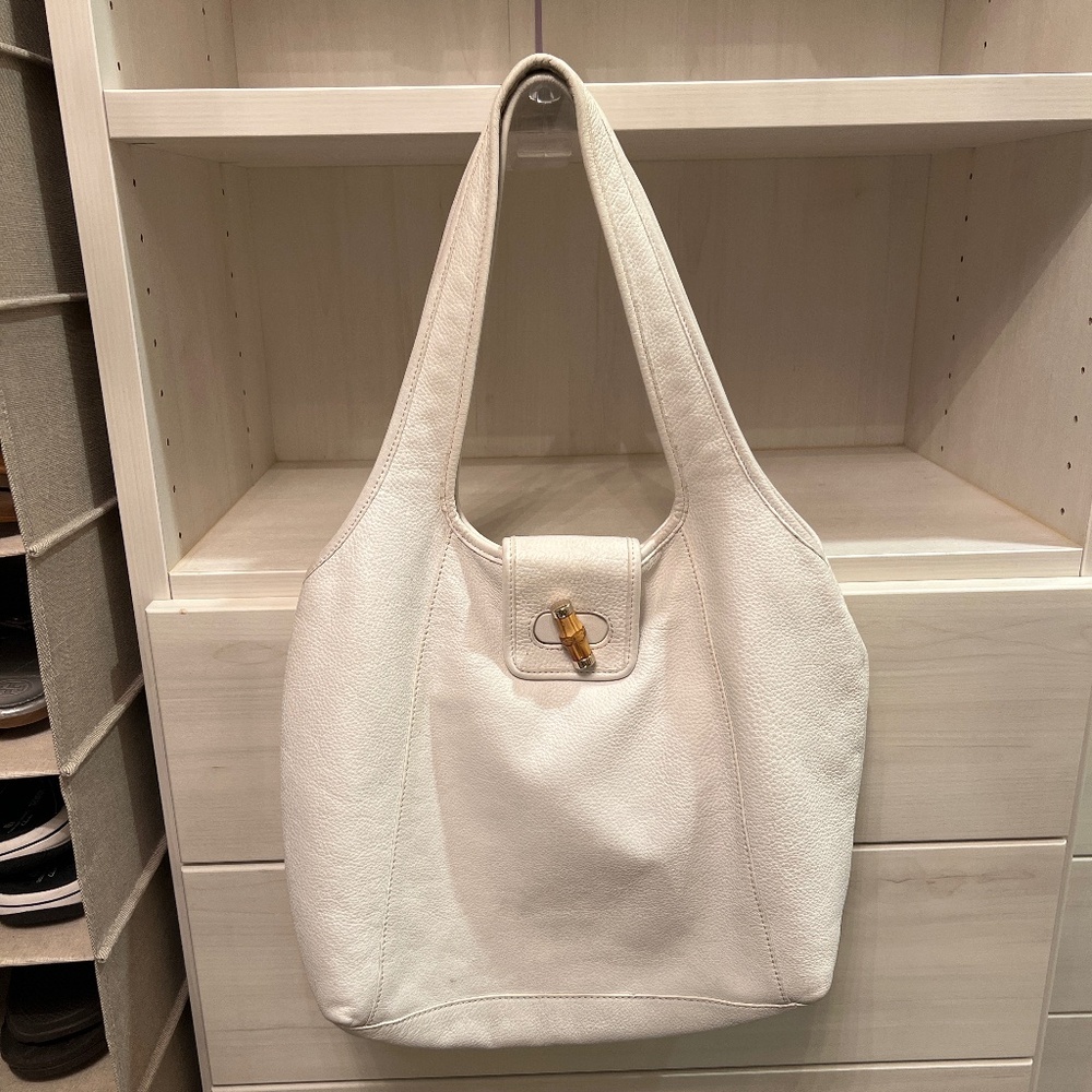 White leather purse - Picture 2 of 7